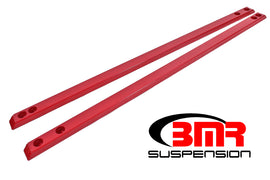 BMR 15-17 S550 Mustang Super Low Profile Chassis Jacking Rails - Red - GTR Auto