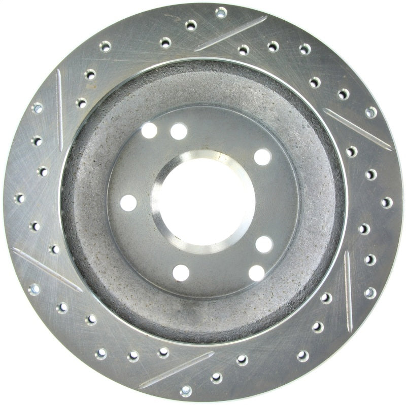 StopTech Select Sport 89-95 Chevrolet Corvette Slotted and Drilled Left Rear Rotor