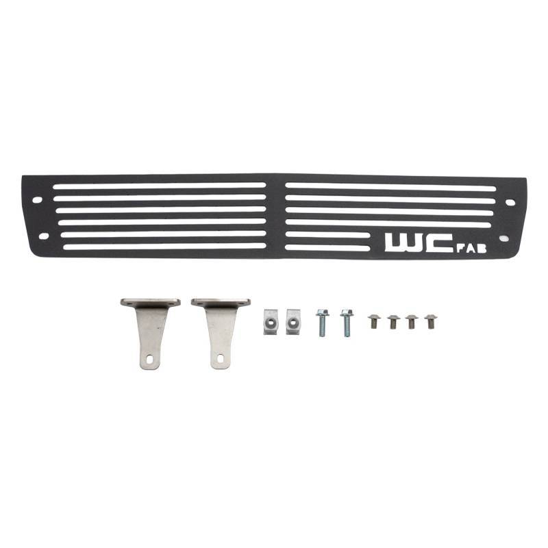 Wehrli 15-19 GMC Sierra 6.6L LML/L5P Duramax Bumper Grille - WCFab Grey