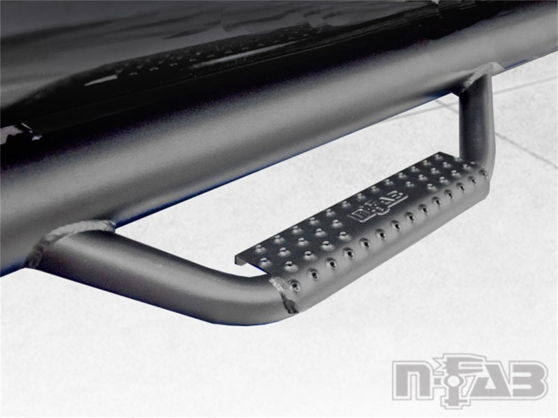 N-Fab Nerf Step 02-08 Dodge Ram 1500/2500/3500 Regular Cab 8ft Bed - Tex. Black - Bed Access - 3in