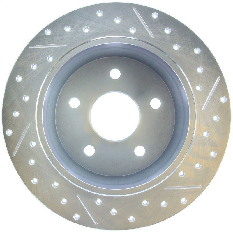 StopTech Select Sport 99-04 Jeep Grand Cherokee SportStop Slotted & Drilled Rear Right Rotor
