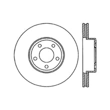 Load image into Gallery viewer, Stoptech 98-02 Ford Crown Victoria Front Premium High-Carbon CRYO-STOP Rotor