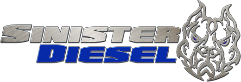 Sinister Diesel 05-07 Ford Powerstroke 6.0L - 4WD Only (Blue) Radiator Hose Kit