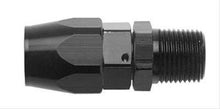 Load image into Gallery viewer, Fragola -8AN Straight Hose End x 1/2 NPT - Black