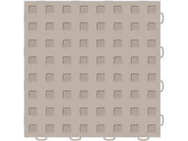 WeatherTech TechFloor 12in x 12in Solid Floor Tile w/ Raised Squares - Tan - GTR Auto