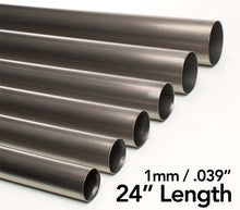 Load image into Gallery viewer, Ticon Industries 2.13in Diameter 24in Length 1mm/.039in Wall Thickness Titanium Tube