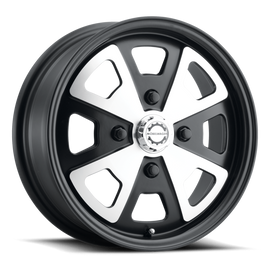 Mobelwagen MW-730M Schnell 15x5.5in / 4x130 BP / 35mm Offset / 79.1mm Bore - Black & Machined Wheel