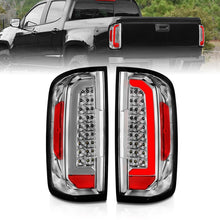 Load image into Gallery viewer, ANZO 15-21 Chevy Colorado LED Taillights w/ Light Bar Chrome Housing Clear Lens