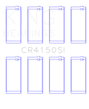 King Engine Bearings Toyota Ford ZETEC 1.6L/1.8L/2.0L Performance Rod Bearing Set