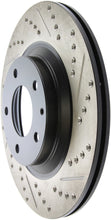 Load image into Gallery viewer, StopTech 04-09 Mazda RX-8 Slotted &amp; Drilled Left Rear Rotor
