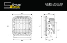 Load image into Gallery viewer, Diode Dynamics SS5 LED Pod Pro - Yellow Flood (Pair)