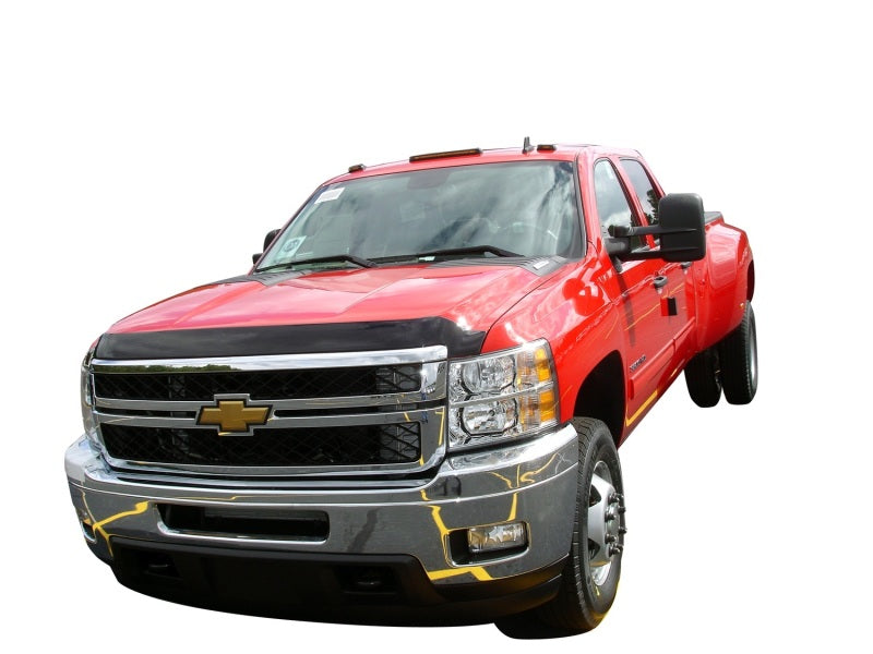 AVS 11-14 Chevy Silverado 2500 Aeroskin Low Profile Acrylic Hood Shield - Smoke