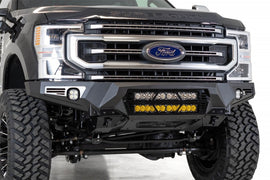 Addictive Desert Designs 17-20 Ford Super Duty Bomber Front Bumper w/ Mounts For 20in Light Bars - GTR Auto