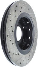 Load image into Gallery viewer, StopTech 09-15 Mitsubishi Lancer Ralliart Sport Stop Slotted &amp; Drilled Front Left Rotor