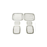 Rugged Ridge 87-95 Jeep Wrangler YJ Billet Style Stone Guard Set