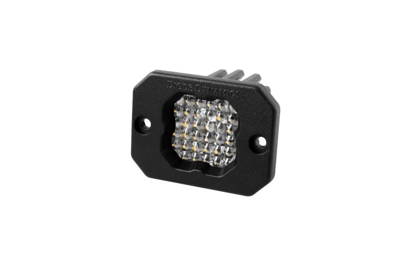 Diode Dynamics Stage Series C1 LED Pod Pro - White Flood Flush BBL Each