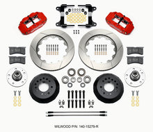 Load image into Gallery viewer, Wilwood Narrow Superlite 6R Front Hub Kit 14.00in Red 82-92 Camaro//Firebird