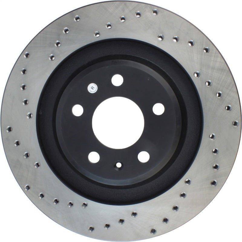 StopTech 08-11 Audi S5 / 2010 Audi S4 Drilled Right Rear Cryo Rotor