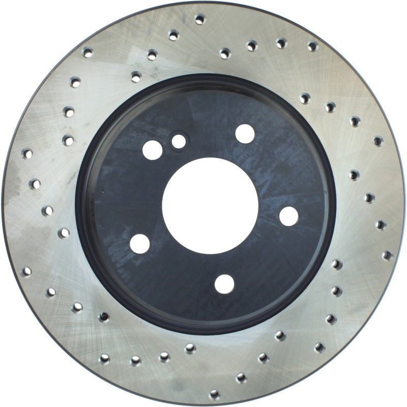 StopTech 05-06 Mercedes Benz C55 AMG Sportstop Drilled Right Rear CRYO Rotor