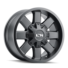 Load image into Gallery viewer, ION Type 141 20x9 / 8x165.1 BP / 18mm Offset / 125.2mm Hub Satin Black Wheel