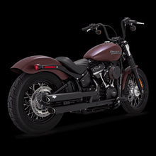 Load image into Gallery viewer, Vance &amp; Hines 18-22 Harley Davidson Softail Twin Slash S/OS PCX Slip-On Exhaust - Black