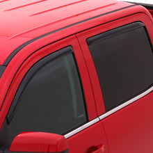 Load image into Gallery viewer, AVS 15-18 Chevy Colorado Crew Cab Ventvisor In-Channel Front &amp; Rear Window Deflectors 4pc - Smoke - GTR Auto