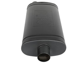aFe MACH Force-Xp 409 SS Muffler w/ Black Finish 3in Center/Offset 22in L x 11in x 5in - Oval Body - GTR Auto