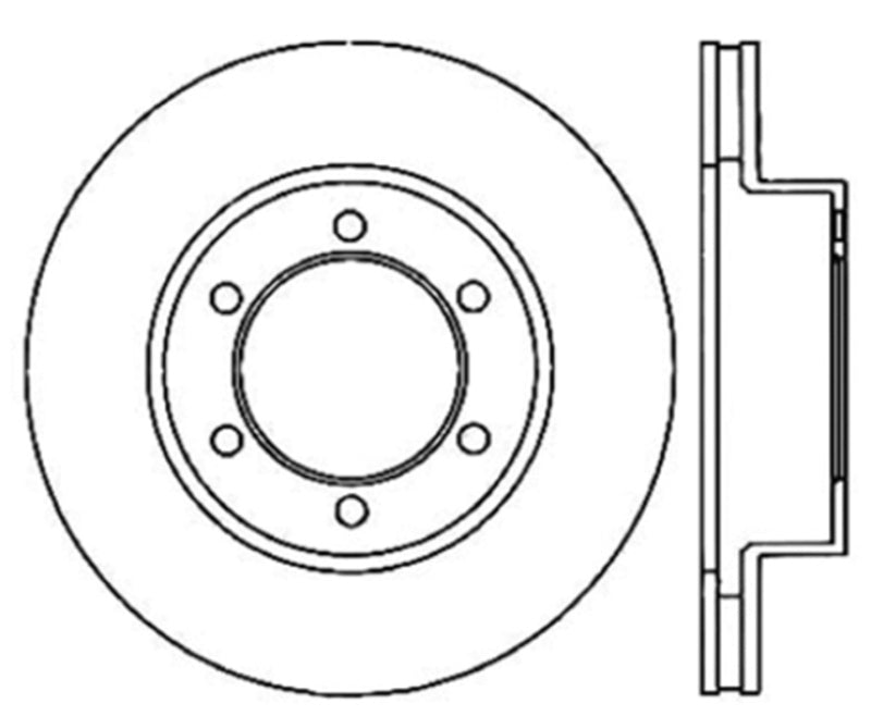 Stoptech 00-06 Toyota Tundra / 01-07 Toyota Sequoia CRYO-STOP Rotor