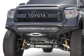 Addictive Desert Designs 2014+ Toyota Tundra Stealth Fighter Front Bumper w/Winch Mount & Sensors - GTR Auto