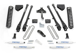 Fabtech 08-16 Ford F350/450 4WD 8 Lug 6in 4Link Sys w/Coils & Perf Shks - GTR Auto