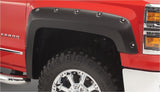 Bushwacker 15-18 Chevy Silverado 2500 HD Pocket Style Flares 2pc - Black