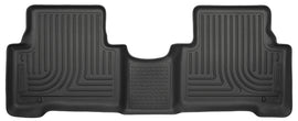 Husky Liners 13-15 Hyundai Sante Fe GLS/Limited WeatherBeater 2nd Seat Black Floor Liners - GTR Auto