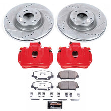 Load image into Gallery viewer, Power Stop 10-16 Hyundai Genesis Coupe Front Z26 Street Warrior Brake Kit w/Calipers