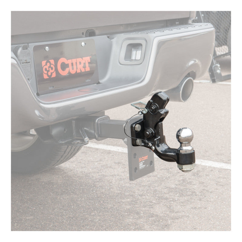 Curt Ball & Pintle Combination (1-7/8in Ball 6000lbs Ball Capacity)