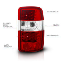 Load image into Gallery viewer, ANZO 2000-2006 Chevrolet Suburban LED Taillights Red/Clear