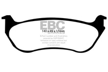 Load image into Gallery viewer, EBC 95-97 Ford Crown Victoria 4.6 (Phenolic PisTons) Greenstuff Rear Brake Pads