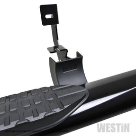 Westin 2020 Chevy Silverado 2500/3500 Crew Cab (6.5ft Bed) PRO TRAXX Oval W2W Nerf Step Bars - Black - GTR Auto