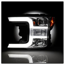 Load image into Gallery viewer, Spyder Signature Ford F150 18-19 (Halogen Model) Projector Headlights - Chrome (PRO-YD-FF15018-LB-C)