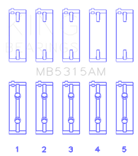 Load image into Gallery viewer, King Engine Bearings Mitsubishi 4G63T/4G64 (Size STD) Main Bearing Set
