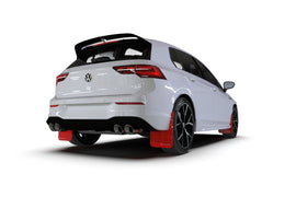Rally Armor 22-25 VW MK8 Golf GTI/R Black UR Mud Flap w/Green Logo