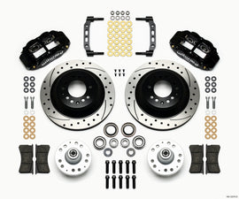 Wilwood Narrow Superlite 6R Front Hub & 1PC Rtr Kit 12.88in Drilled 74-80 Pinto Disc Spindle only