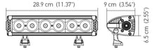 Load image into Gallery viewer, Hella Value Fit Design 11in - 60W LED Light Bar - Combo Beam