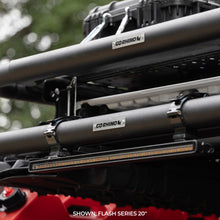 Load image into Gallery viewer, Go Rhino Xplor Flash Series Sgl Multi Function LED Light Bar (Track Mount) 30in. - Blk