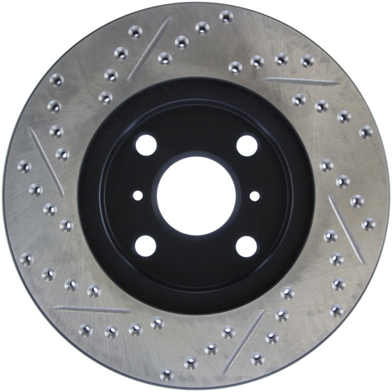 StopTech 04-07 Scion xA / 04-06 xB SportStop Slotted & Drilled Left Front Rotor