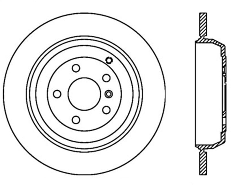 StopTech Slotted & Drilled Sport Brake Rotor