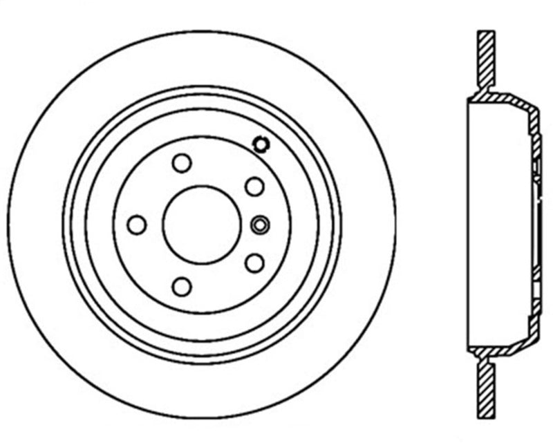 StopTech Drilled Sport Brake Rotor