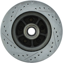 Load image into Gallery viewer, StopTech 68-69 Ford Mustang Left Slotted &amp; Drilled Brake Rotor - Front