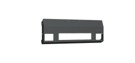 Road Armor 03-07 Chevy 2500 Vaquero Front Non-Winch Plate - Tex Blk