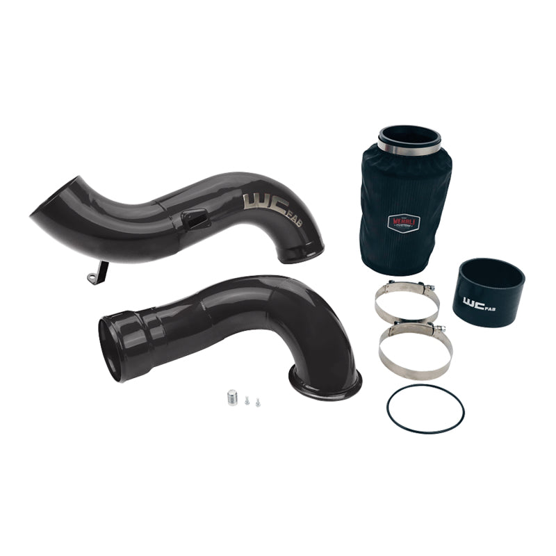 Wehrli 07.5-10 Chevrolet 6.6L LMM 4in Intake Kit Stage 2 - Bengal Blue