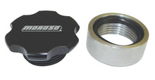 Load image into Gallery viewer, Moroso Universal Filler Cap Kit - 1-1/4-12UNF - Steel Bung - Black Anodized